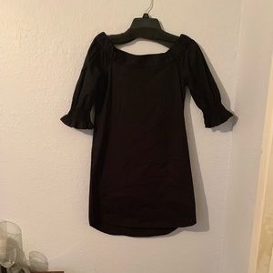 Cotton On off the shoulder black dress